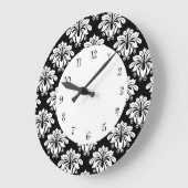 Grande Horloge Ronde Clocks de Floral Danask (Angle)