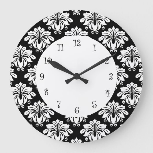 Grande Horloge Ronde Clocks de Floral Danask (Recto)