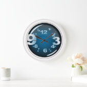Grande Horloge Ronde Clocks de Funky Wall (Maison)