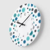 Grande Horloge Ronde Clocks de Kitchen Wall (Angle)