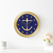 Grande Horloge Ronde Clocks de Nautical Wall (Maison)