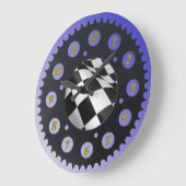 GRANDE HORLOGE RONDE CLOCKS DE SPROCKET. (Angle)