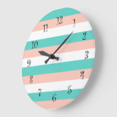 Grande Horloge Ronde Clocks de Trendy (Angle)