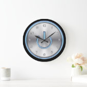 Grande Horloge Ronde Clocks de Wall Decor (Maison)