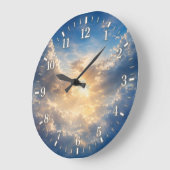 Grande Horloge Ronde Cloud Clock 2026 (Angle)