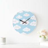 Grande Horloge Ronde Cloud Dream Wall Clock (Maison)