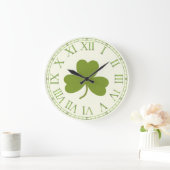 Grande Horloge Ronde Clover Leaf (Maison)