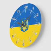 Grande Horloge Ronde Coat des bras de Ukrainian (Angle)