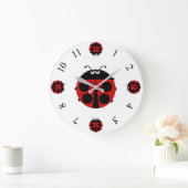 Grande Horloge Ronde Coccinelle (Maison)