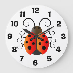 Grande Horloge Ronde Coccinelle