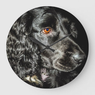 Grande Horloge Ronde Cocker spaniel clock
