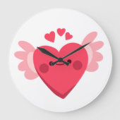 Grande Horloge Ronde Coeur doux (Recto)