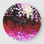 GRANDE HORLOGE RONDE CŒURS (Recto)