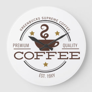 Grande Horloge Ronde Coffee