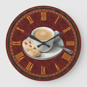 Grande Horloge Ronde Coffee and cookies shop home office wall clock