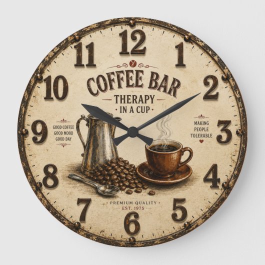 Grande Horloge Ronde Coffee Bar (Recto)
