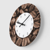 Grande Horloge Ronde Coffee Kitchen Wall Clocks (Angle)