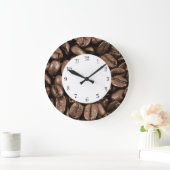 Grande Horloge Ronde Coffee Kitchen Wall Clocks (Maison)