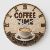 Grande Horloge Ronde Coffee Time (Recto)