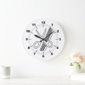 Grande Horloge Ronde Coiffeur (Maison)