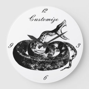 Grande Horloge Ronde Coiled Rattlesnake Thunder_Cove