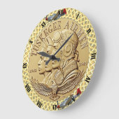 GRANDE HORLOGE RONDE COIN D'AÉRONEF TUSKEGEE (Angle)