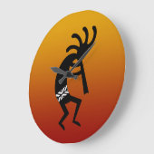 Grande Horloge Ronde Cokopelli (Angle)