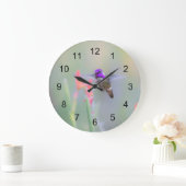 Grande Horloge Ronde Colibri de Costa en approche (Maison)
