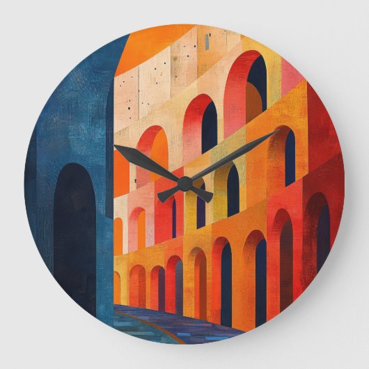 Grande Horloge Ronde Colisée De Rome (Recto)