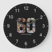 Grande Horloge Ronde Collage photo numéro 60 (Recto)