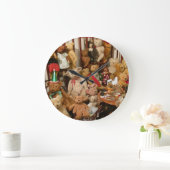 Grande Horloge Ronde Collection ancienne Nounours (Maison)