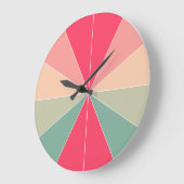 Grande Horloge Ronde Color Segmented (Angle)