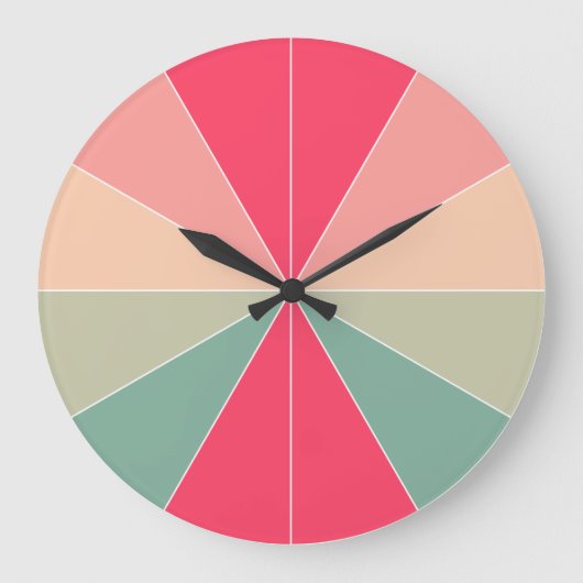 Grande Horloge Ronde Color Segmented (Recto)