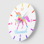 Grande Horloge Ronde Colorful (Angle)