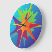 Grande Horloge Ronde Colorful (Angle)
