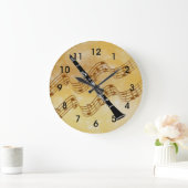 Grande Horloge Ronde Colorful Clarinet (Maison)