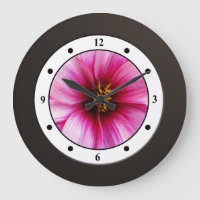Colorful Floral Pink Garden Flower Modern Digits