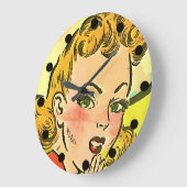 Grande Horloge Ronde Comci Book Brenda (Angle)