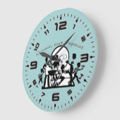 Grande Horloge Ronde Come, eat, repeat (Angle)