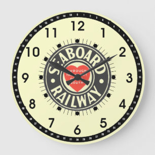 Grande Horloge Ronde Compagnie aérienne de littoral logo ferroviaire d