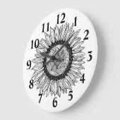 Grande Horloge Ronde Compas de tournesol (Angle)