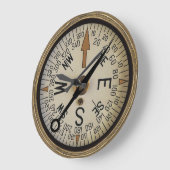 Grande Horloge Ronde Compass Rose 1 (Angle)