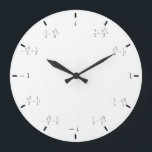 Grande Horloge Ronde Complex Math Clock<br><div class="desc">clock witex values along the unit circle</div>