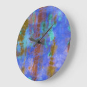 Grande Horloge Ronde Composition de teinture de type #9 par Michael Mof (Angle)