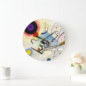 Grande Horloge Ronde Composition Kandinsky 8 (Maison)