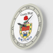 Grande Horloge Ronde Comté de Mayo Wall (Angle)