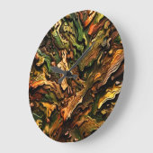 Grande Horloge Ronde Conception Camo (Angle)