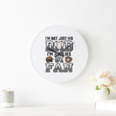 Grande Horloge Ronde Conception de chemise vintage pour fan numéro 1 de (Maison)