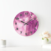 Grande Horloge Ronde Conception de l'Améthyste pourpre (Maison)