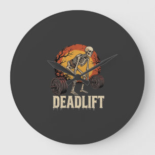 Grande Horloge Ronde Conception d'entraînement de gym d'Halloween de so